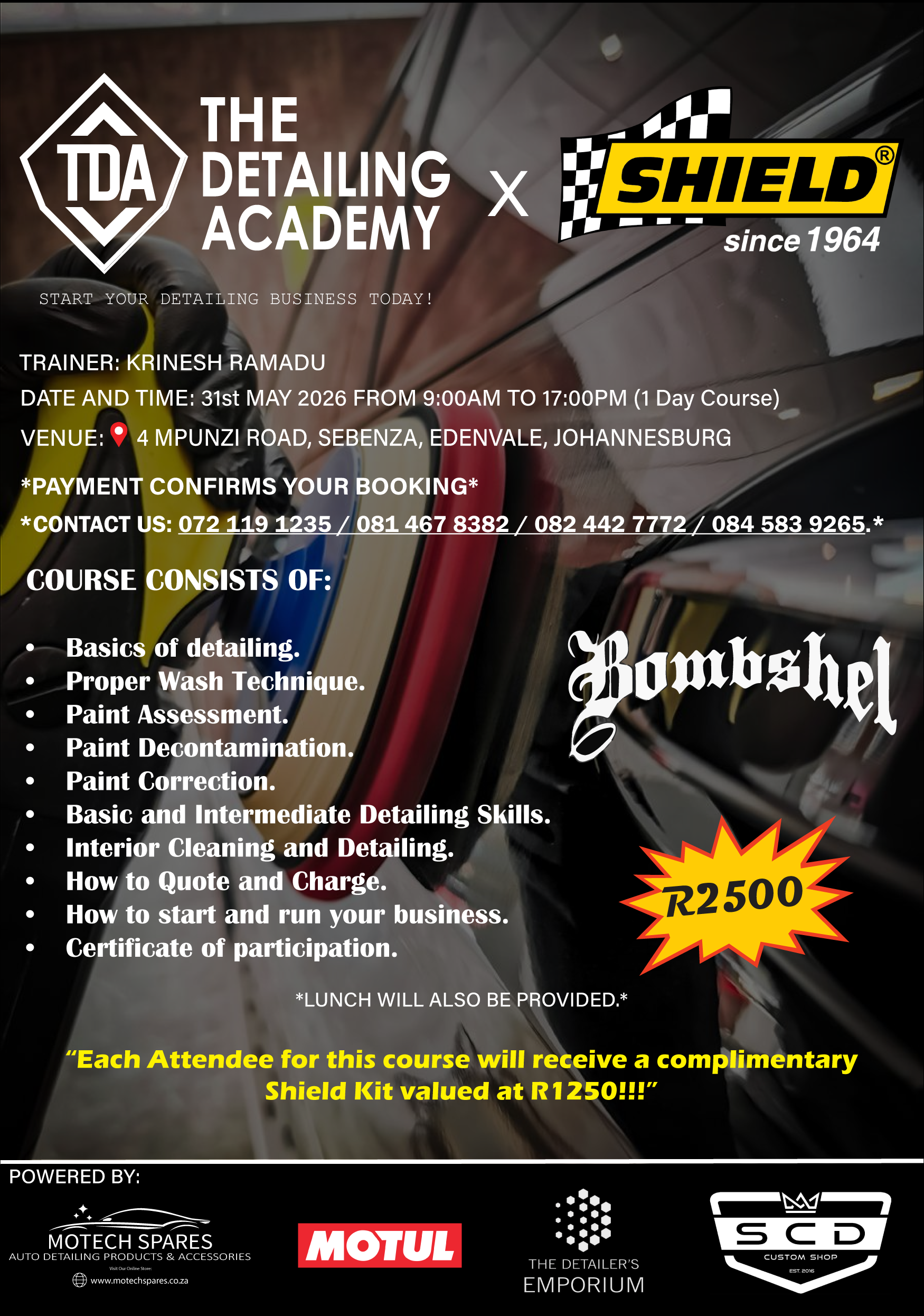 The Detailing Academy - Johannesburg 31st May 2026