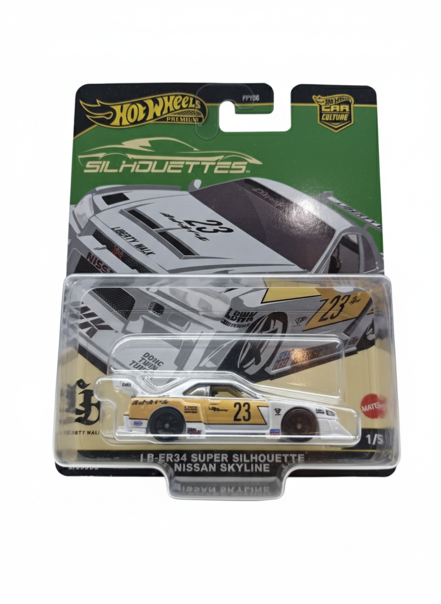 Hot Wheels Silhouettes LB-ER34 Super Silhouette Nissan Skyline JBK59